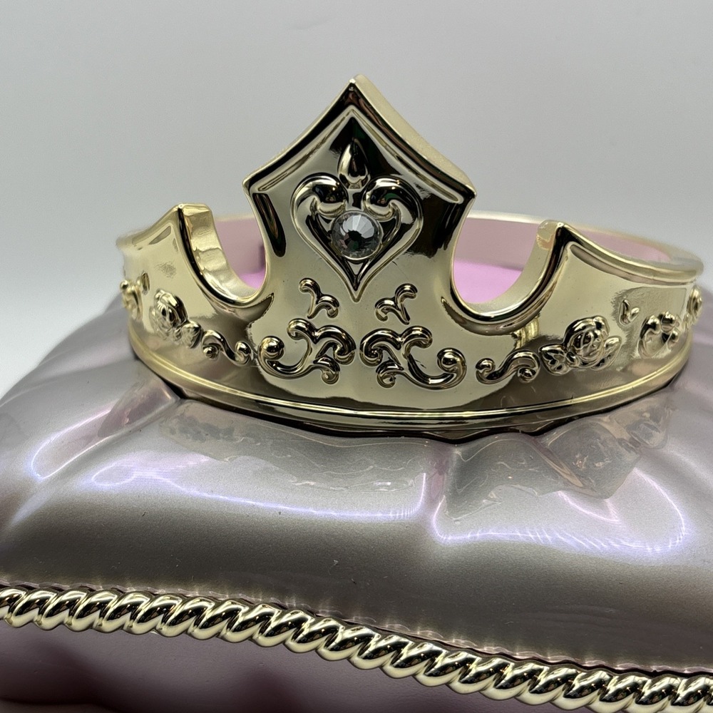Disney Bath & Body Works Princess Aurora  Crown 3-Wick Candle Holder Pedestal 👑 - Picture 2 of 6